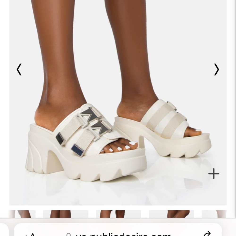 Public Desire Oslo Platform Sandals